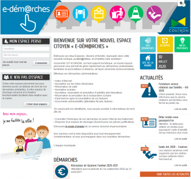 https://www.espace-citoyens.net/VILLE-COUERON/espace-citoyens/ Portail espace citoyen e-demarches