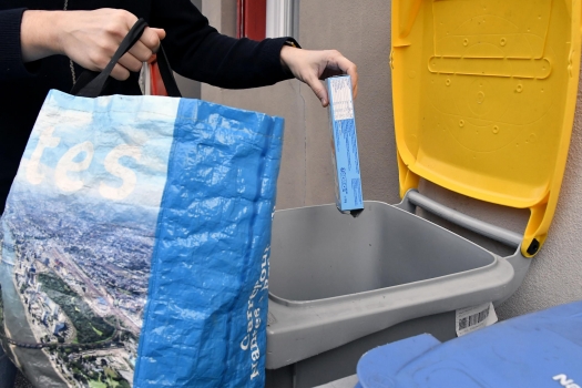 Les déchets recyclables sont à mettre directement dans votre bac jaune