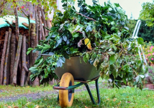 Pensez à stocker vos déchets vertsts-stock Pensez à stocker vos résidus d’élagages et vos déchets verts afin de pouvoir repartir avec le broyat, utile pour votre jardin, en paillage ou pour le compost.