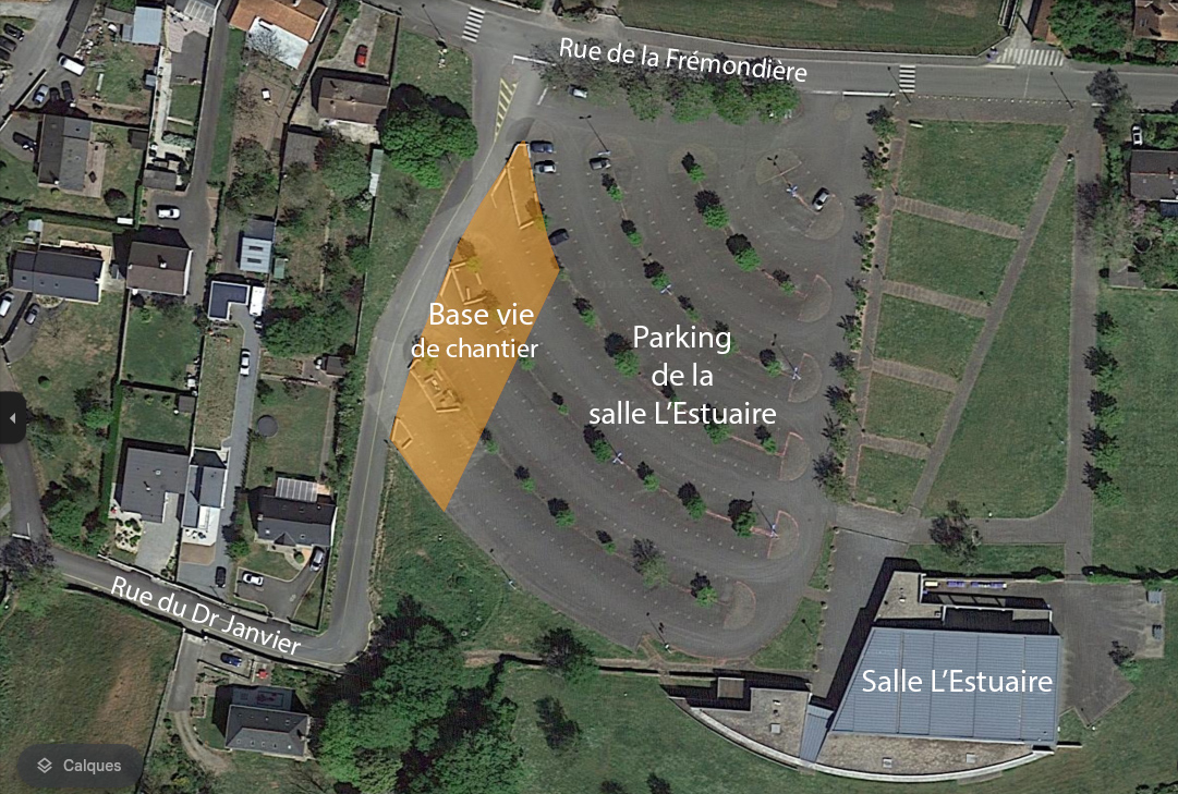 Neutralisation stationnement parking de la salle l'Estuaire