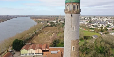 pose de filets sur la tour a plomb