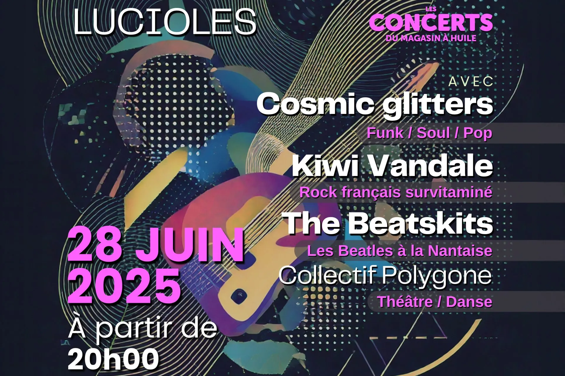 Soirée concert Les Lucioles MAH 2025