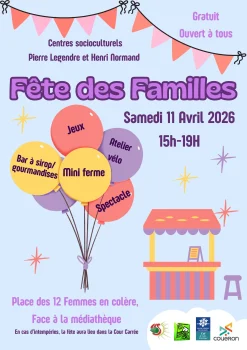 Affiche Fête des familles 2026